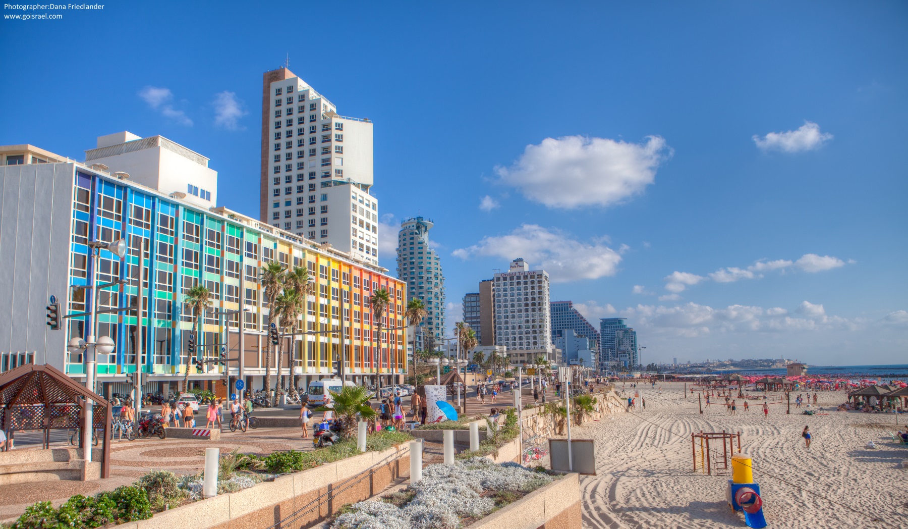 Tel Aviv beach promenade